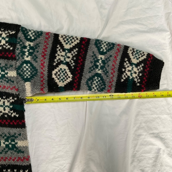 Men’s small or Women’s large chunky 100% wool sweater by Nuevo Americana - Picture 5 of 9